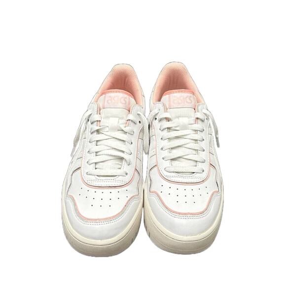 Asics Japan S PF Casual Leather Shoe White/Frosted Rose Women’s Size 10.5 NEW - Picture 2 of 7